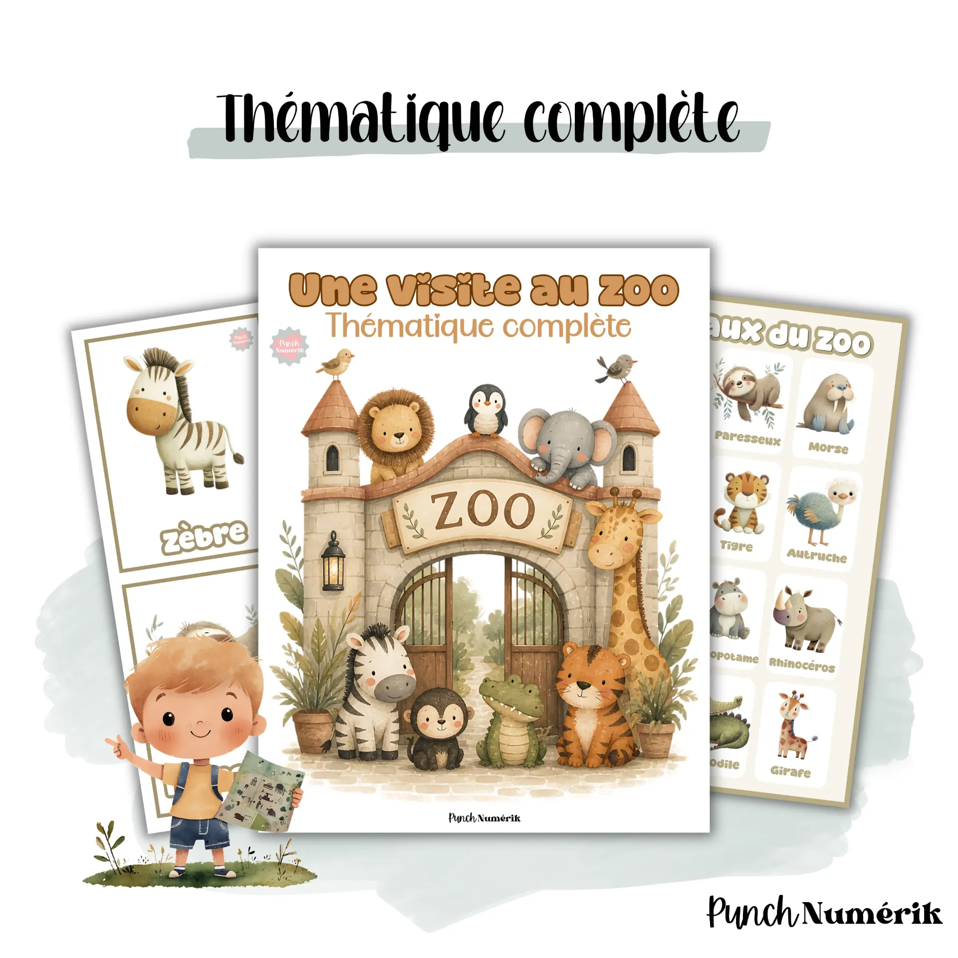 Trousse éducative : Une visite au zoo