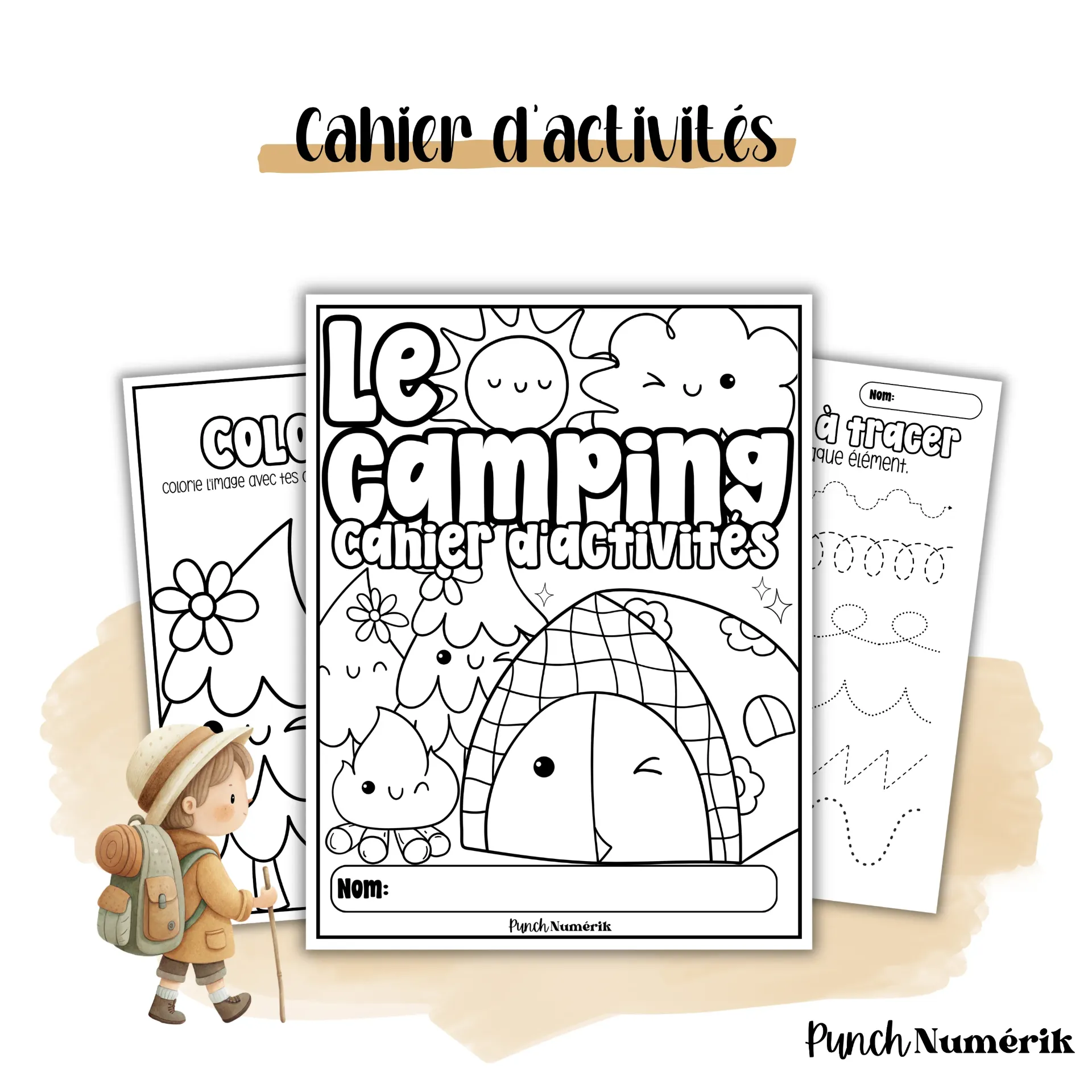 Cahier d'activités : Le camping