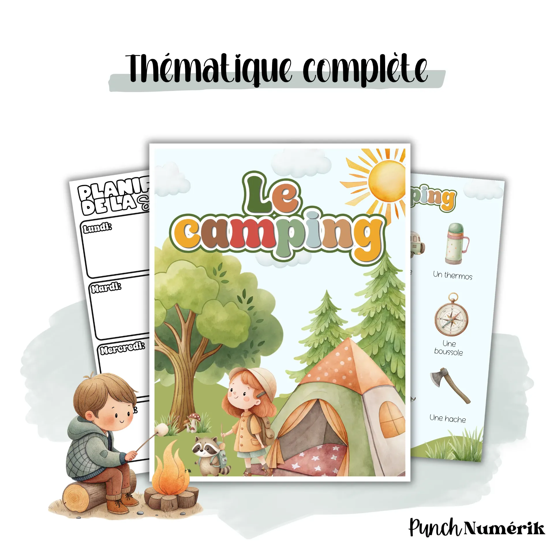 Thématique complète - Le camping