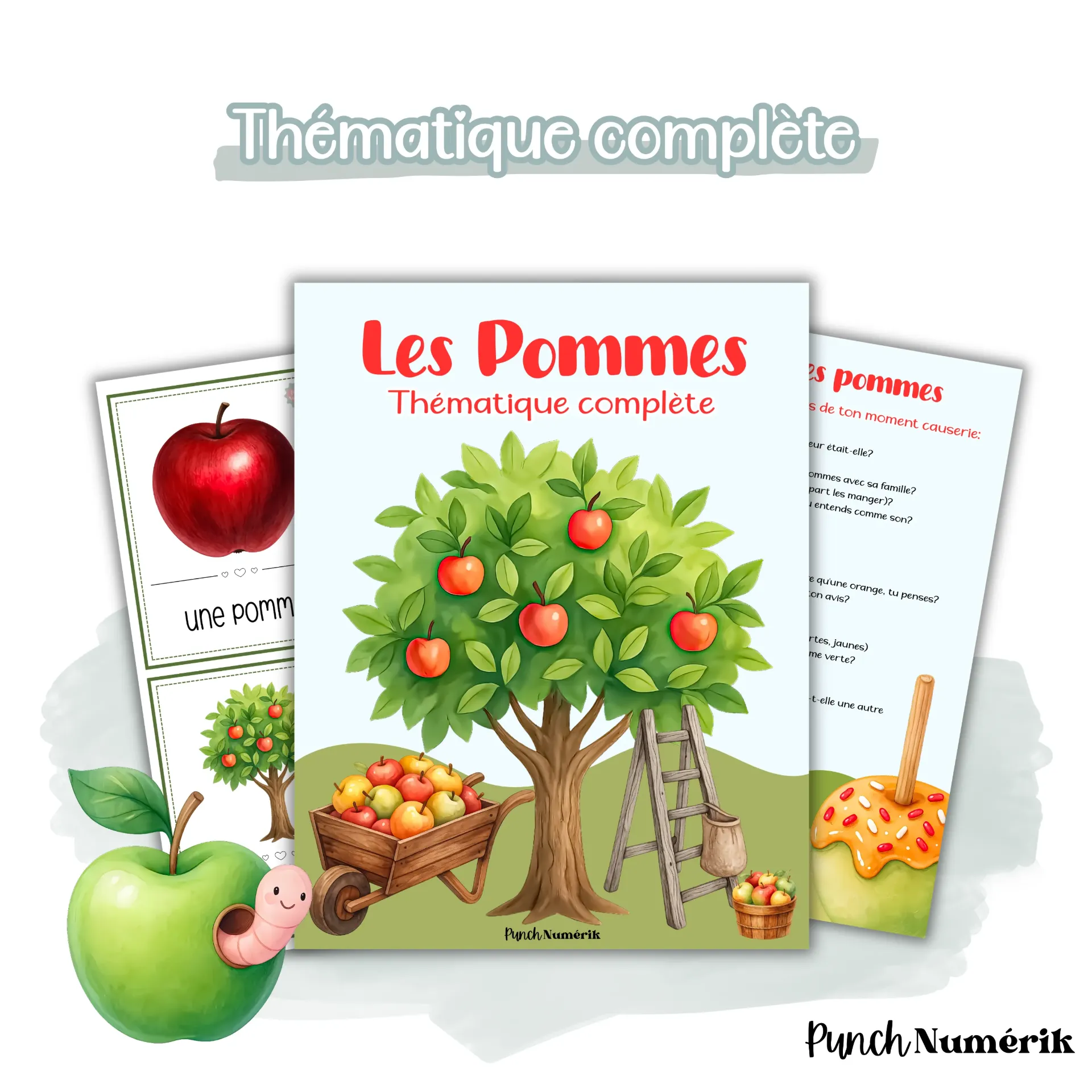 Thématique complète - Les pommes