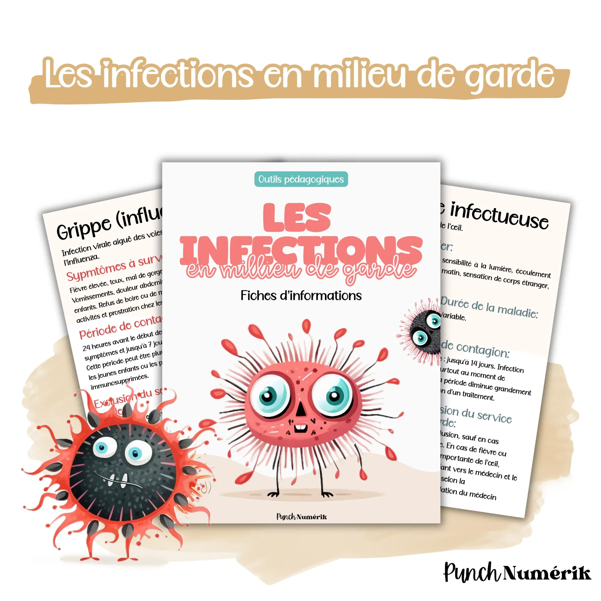 Les infections en milieu de garde - Fiches d'informations
