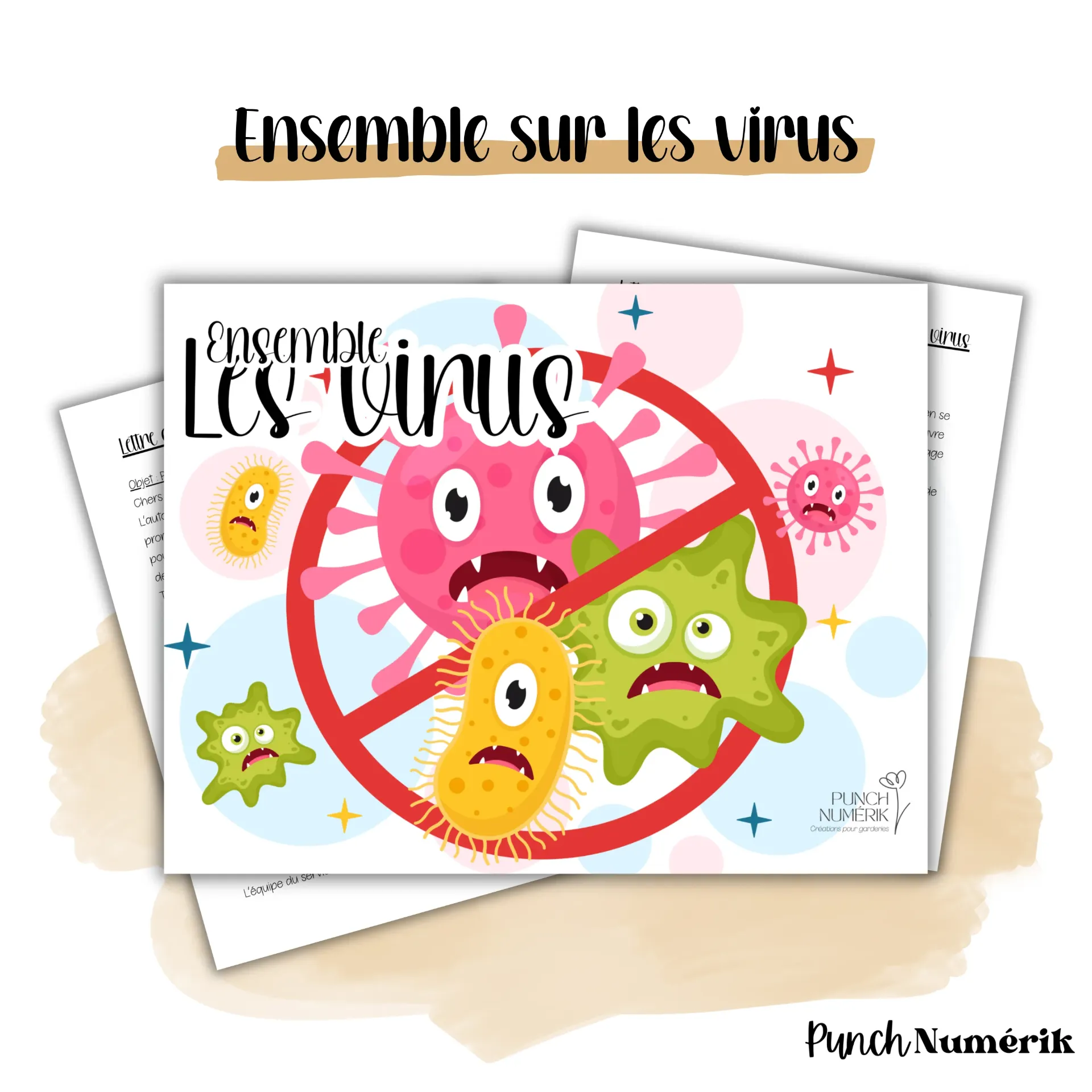 Ensemble les virus (47 fiches)