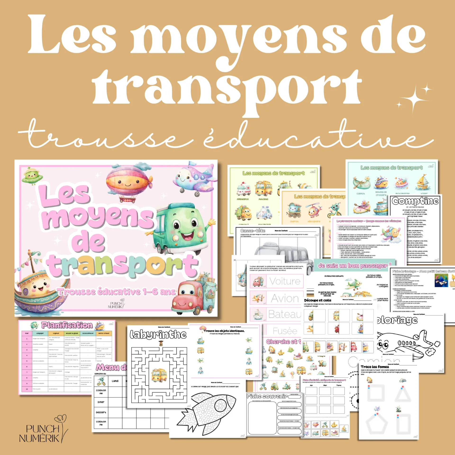 Thématique complète : Les moyens de transport