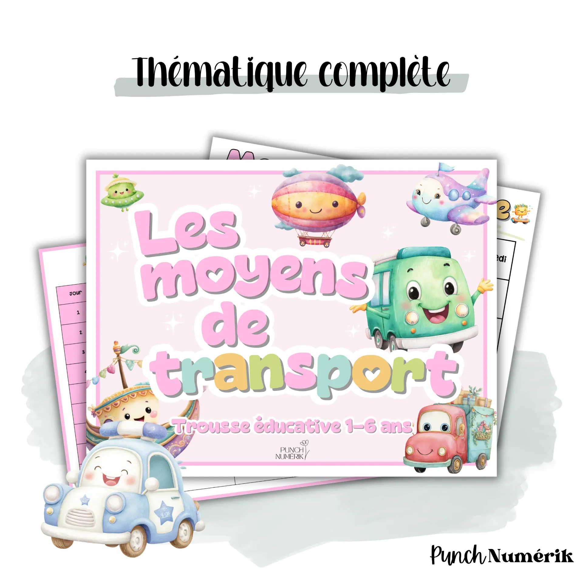 Trousse éducative : Les moyens de transport