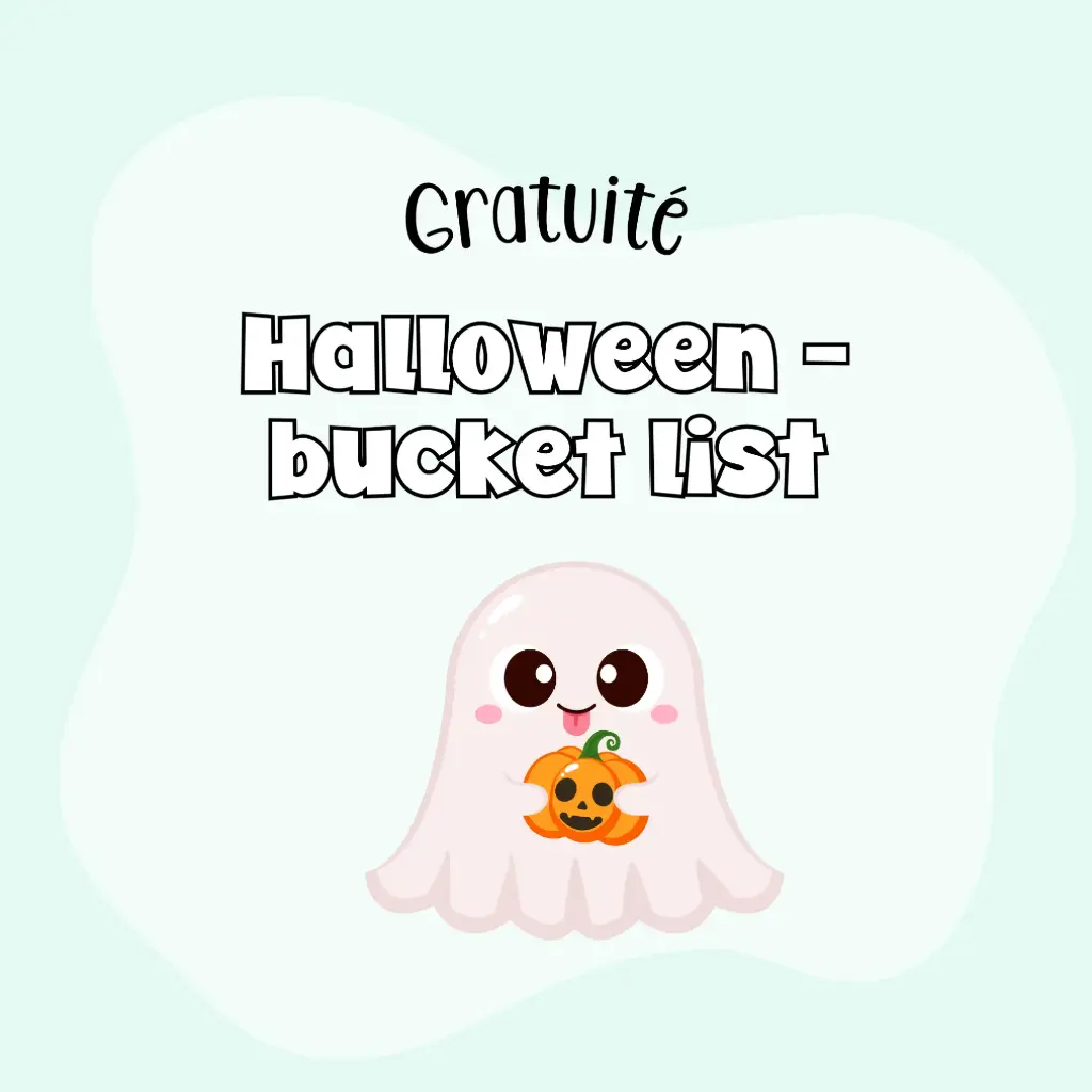 Gratuit - Bucket list d'halloween