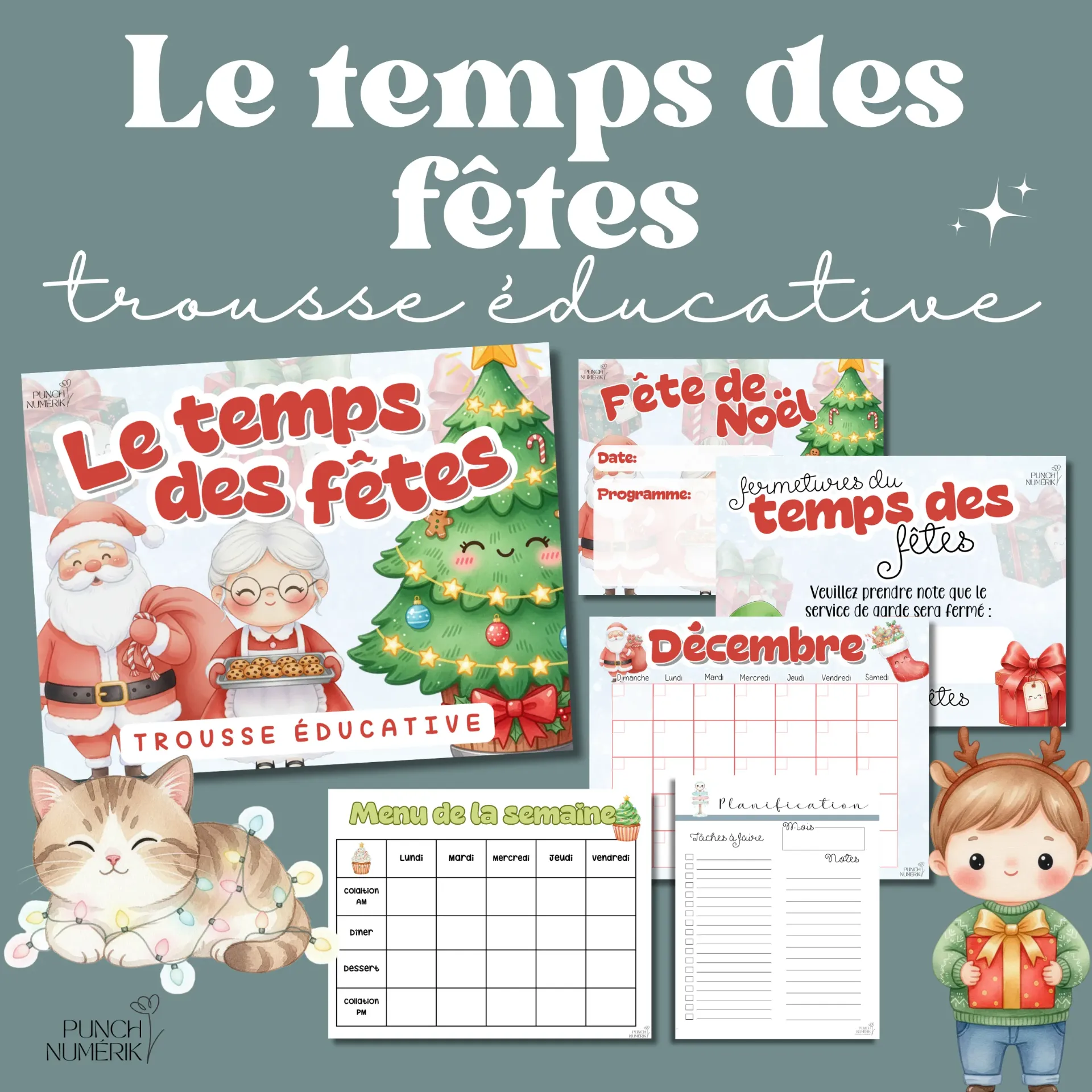 Thématique complète : Le temps des fêtes