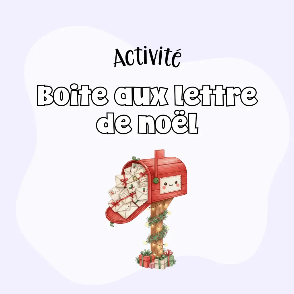 Activité: Boite aux lettres de noël