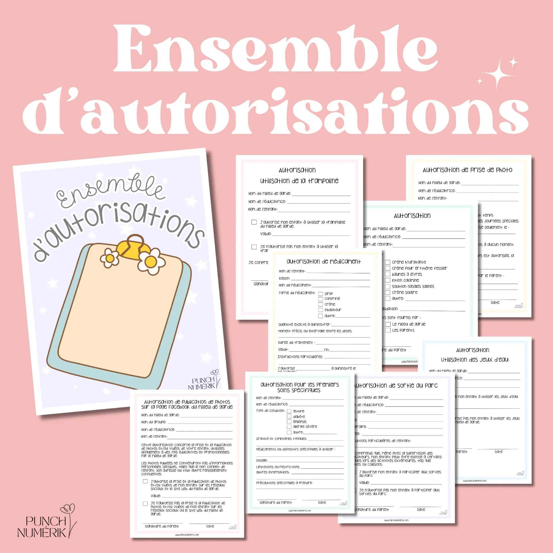 Ensemble d'autorisations