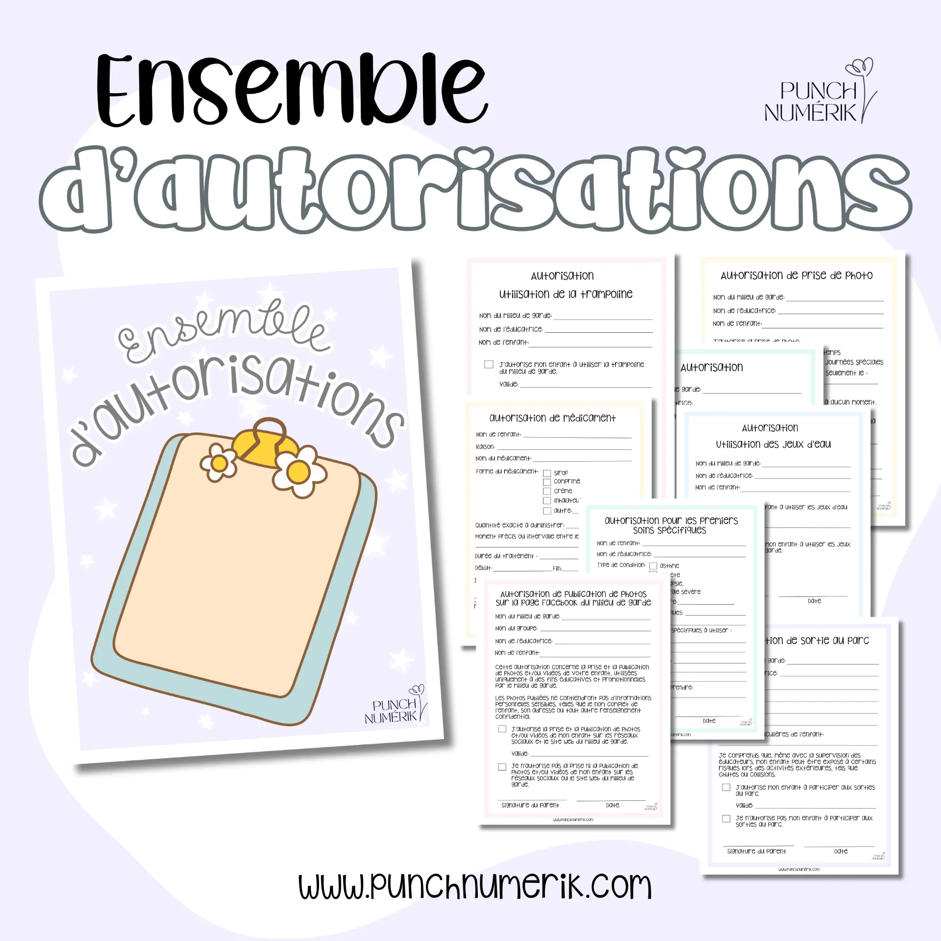 Ensemble d'autorisations