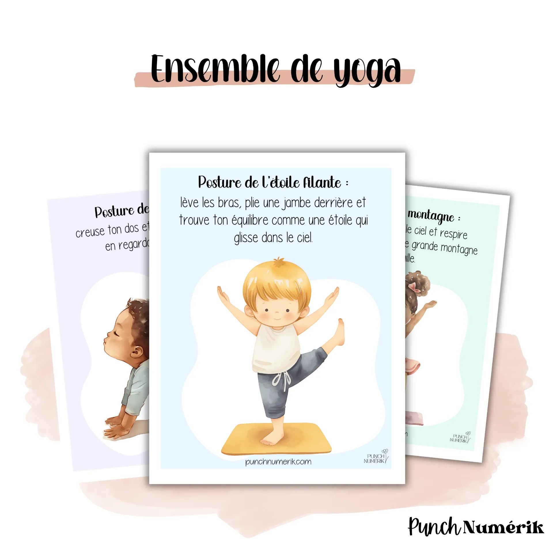 Cartes de yoga – 24 postures