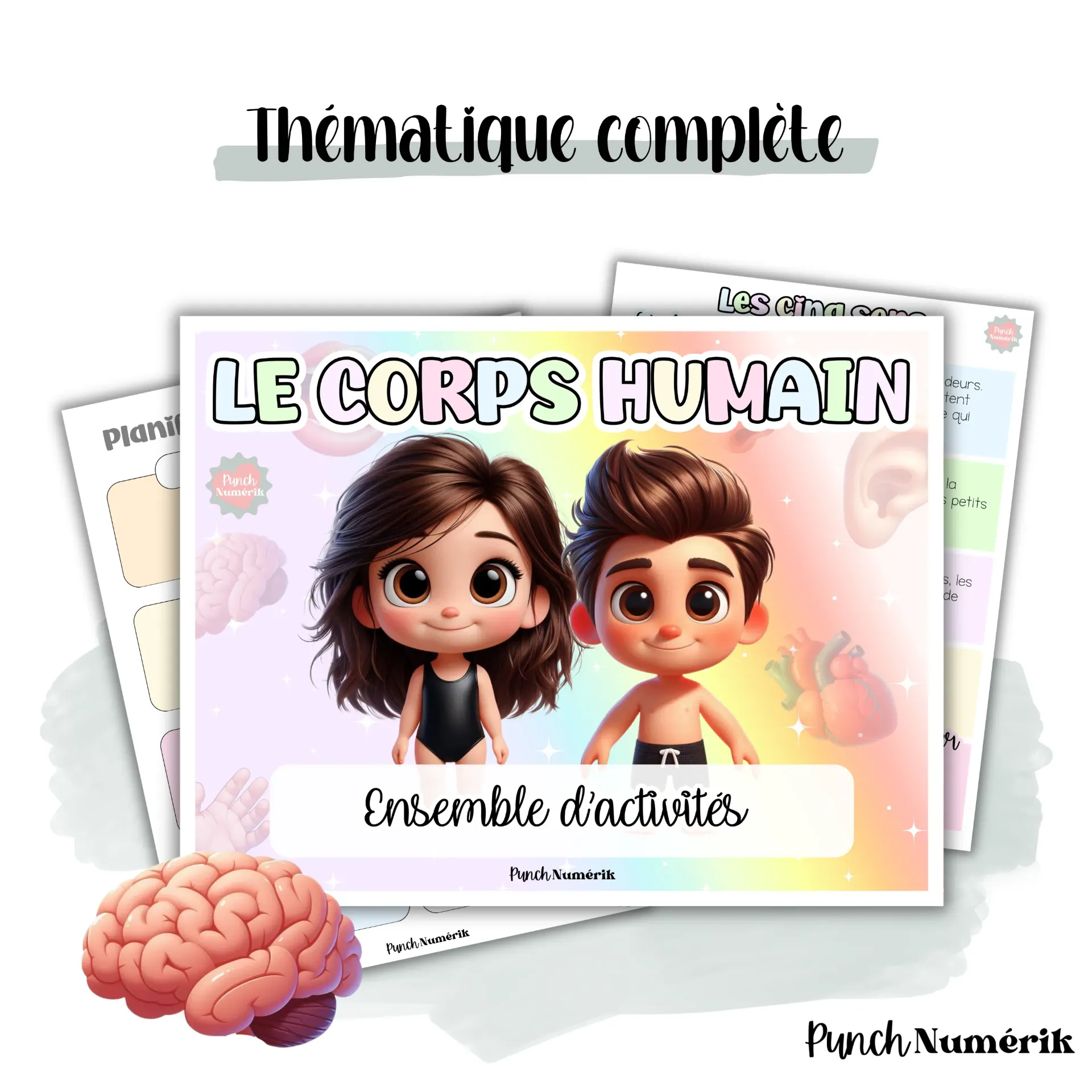 Thématique complète: Le corps humain (Cahier d’activités inclus)