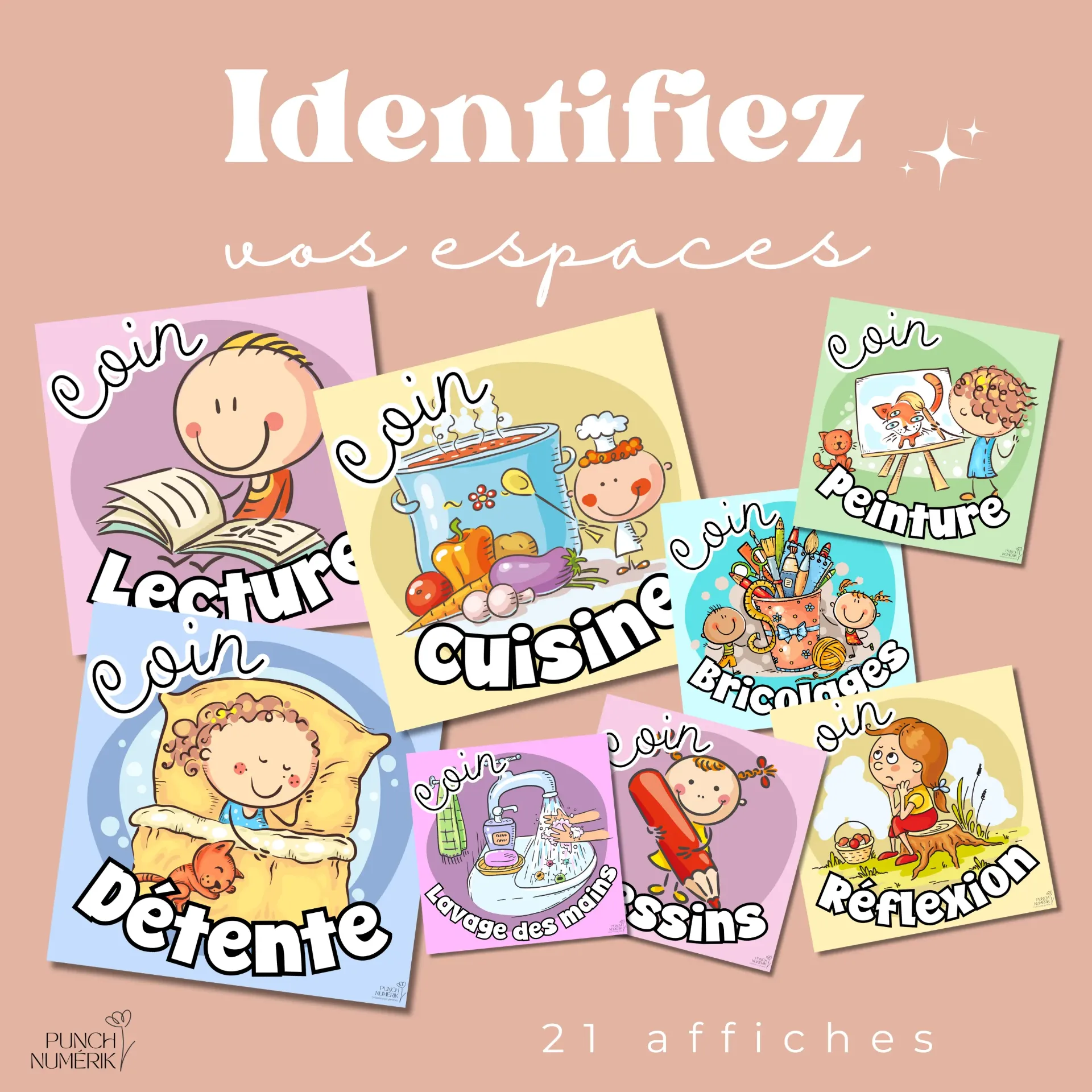 Affiches – Identifiez vos espaces